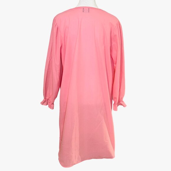 ‘Improved Living’ Vintage Pink Coquette Girl Pull-Over Night Gown Size Small - Picture 5 of 9